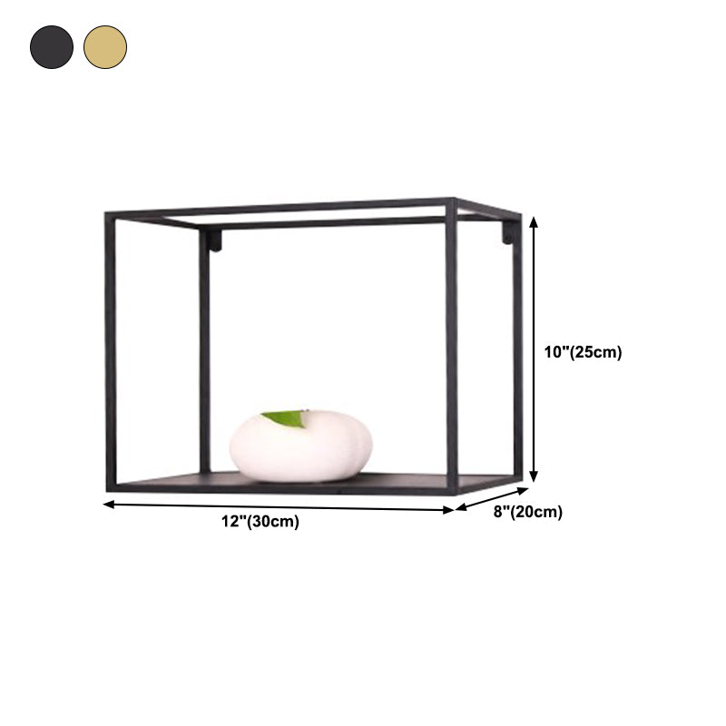 Estante de metal estantería de estantería montada en la pared industrial para la oficina