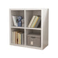 11.81"W Bookshelf Closed Back Scandinavian Style Bookcase for Home and Office