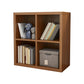 11.81"W Bookshelf Closed Back Scandinavian Style Bookcase for Home and Office