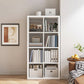 11.81"W Bookshelf Closed Back Scandinavian Style Bookcase for Home and Office