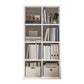 11.81"W Bookshelf Closed Back Scandinavian Style Bookcase for Home and Office
