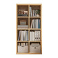 11.81"W Bookshelf Closed Back Scandinavian Style Bookcase for Home and Office