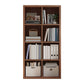11.81"W Bookshelf Closed Back Scandinavian Style Bookcase for Home and Office