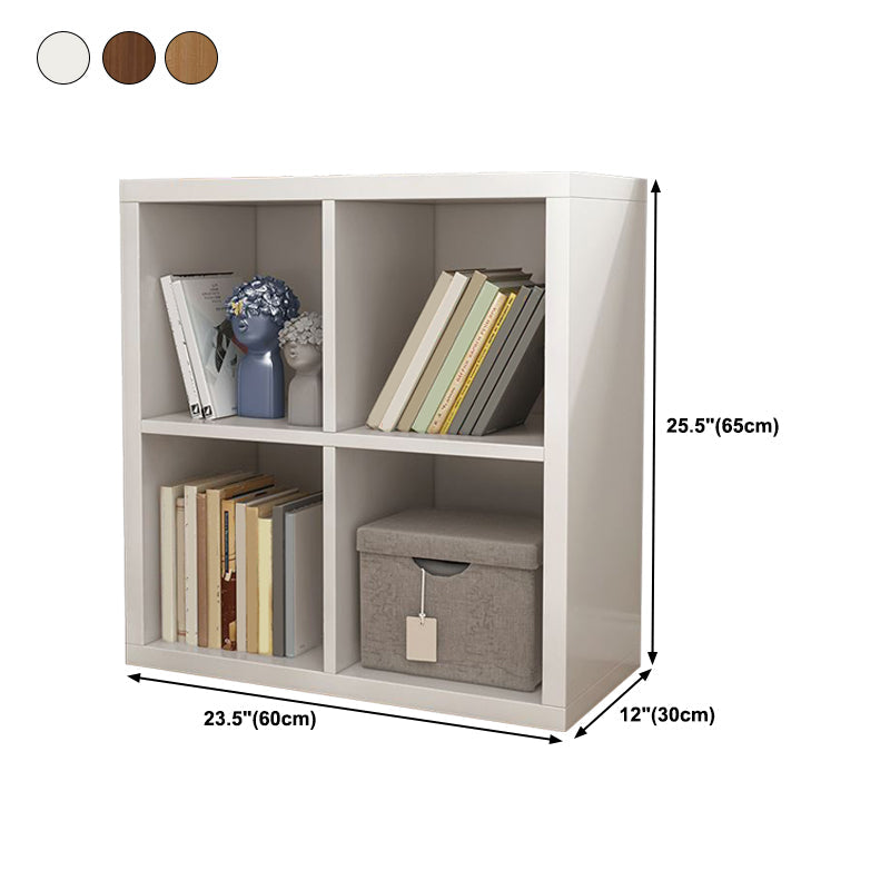 11.81"W Bookshelf Closed Back Scandinavian Style Bookcase for Home and Office