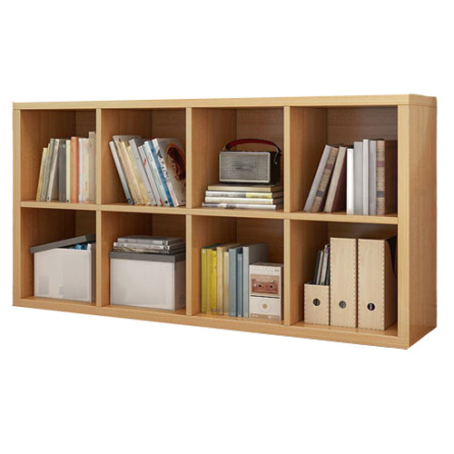 11.81"W Bookshelf Scandinavian Style Closed Back Bookcase for Home and Office