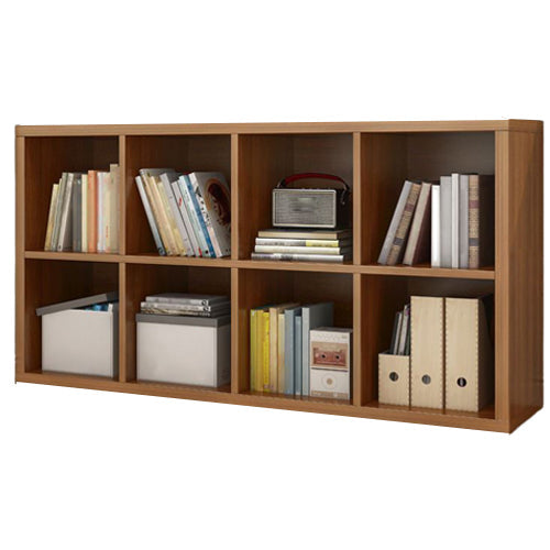 11.81"W Bookshelf Scandinavian Style Closed Back Bookcase for Home and Office
