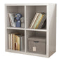 11.81"W Bookshelf Scandinavian Style Closed Back Bookcase for Home and Office