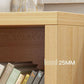 11.81"W Bookshelf Scandinavian Style Closed Back Bookcase for Home and Office