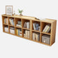 11.81"W Bookshelf Scandinavian Style Closed Back Bookcase for Home and Office