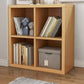 11.81"W Bookshelf Scandinavian Style Closed Back Bookcase for Home and Office