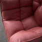 Faux Leather Arm Chair 28.3"L x 28.3"W x 33.8"H Arms Included Chair for Bedroom Clearhalo 'Accent Chairs' 'accent_chairs' 'Chairs & Seating' 'furn' 'furn_accent_chairs' 'Furniture' 'Living Room Furniture' 5262650