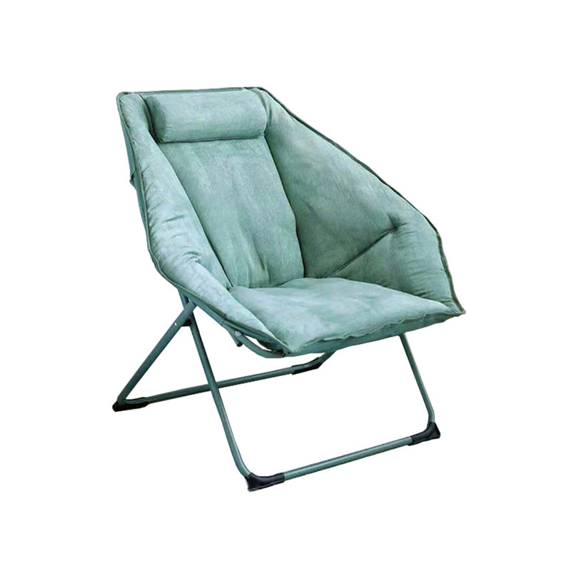 Velvet Accent Room Chair Foldable Lounge Chair for Apartment Clearhalo 'Accent Chairs' 'accent_chairs' 'Chairs & Seating' 'furn' 'furn_accent_chairs' 'Furniture' 'Living Room Furniture' 5262667