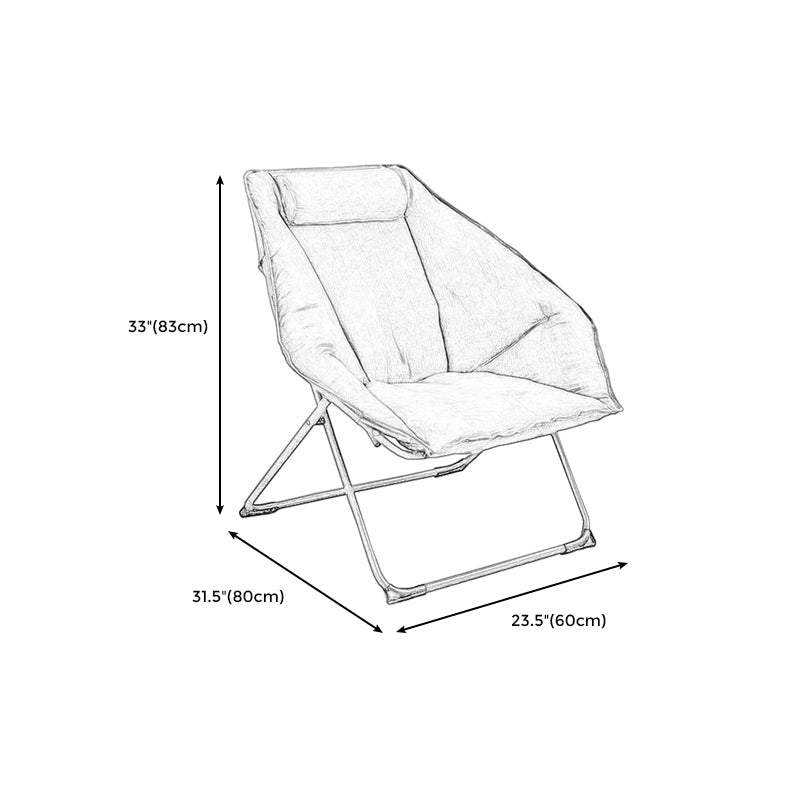 Velvet Accent Room Chair Foldable Lounge Chair for Apartment Clearhalo 'Accent Chairs' 'accent_chairs' 'Chairs & Seating' 'furn' 'furn_accent_chairs' 'Furniture' 'Living Room Furniture' 5262670
