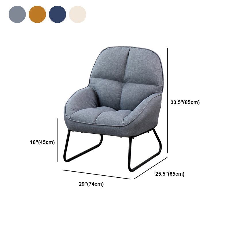 Leinen 23,62 "Weit ausgestellter Waffenstuhl mit Schlittenbasis und Keks zurück