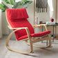 Linen Lounge Chair 26.77" L x 32.28" W x 38.58" H Accent Chair for Living Room Red Clearhalo 'Accent Chairs' 'accent_chairs' 'Chairs & Seating' 'furn' 'furn_accent_chairs' 'Furniture' 'Living Room Furniture' 5262704