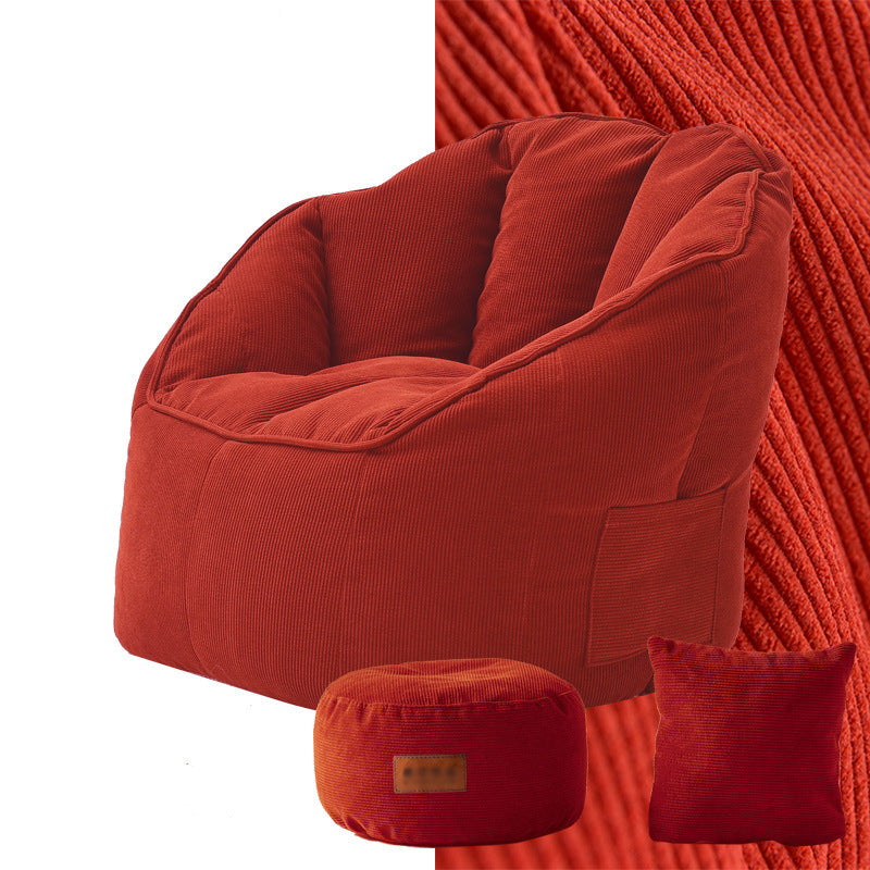 Braccia in pelle incollata/velluto a coste incluso sedia da 29,5 "L sedia per soggiorno