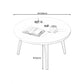 Modern Style Pine Material Wooden Craft Top Round Coffee Table Clearhalo 'Coffee & Accent Tables' 'Coffee Tables' 'coffee_tables' 'furn' 'furn_coffee_tables' 'Furniture' 'Living Room Furniture' 5262888