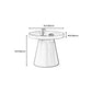 Modern Tray Top Pedestal Coffee Table Metal Round Table for Living Room Clearhalo 'Coffee & Accent Tables' 'Coffee Tables' 'coffee_tables' 'furn' 'furn_coffee_tables' 'Furniture' 'Living Room Furniture' 5262915