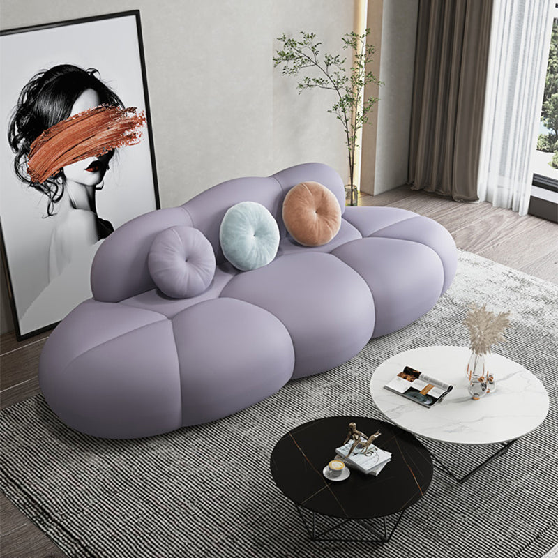 Eigentijdse stationaire woonkamer armloze standaard kussens sofa