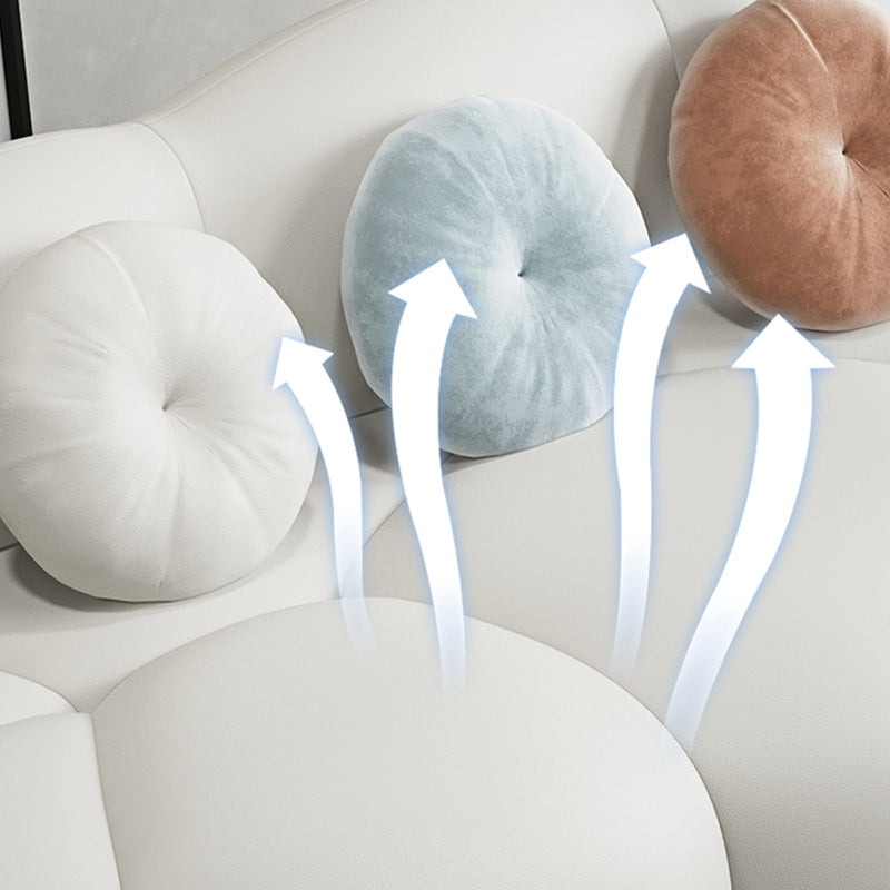 Eigentijdse stationaire woonkamer armloze standaard kussens sofa