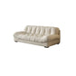 Transitional Modern Biscuit Back Standard Sofa 31.5"High Armless Sofa,Beige 83"L x 43"W x 31.5"H Clearhalo 'furn' 'furn_sofas' 'Furniture' 'Living Room Furniture' 'Sofa' 'sofas' 5263235