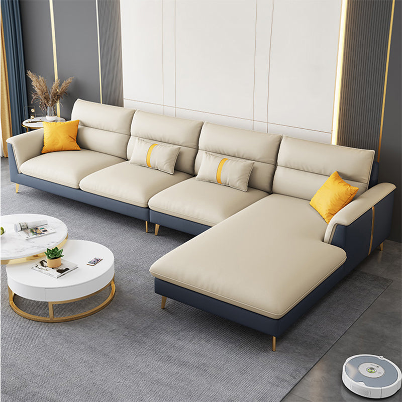 Klappe Armlehnenpolsterungssofa Bett weiße Imitation Ledermahlholz -Rahmensofa