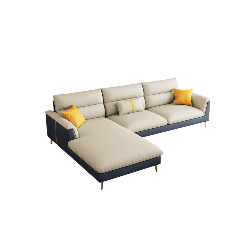 Klappe Armlehnenpolsterungssofa Bett weiße Imitation Ledermahlholz -Rahmensofa