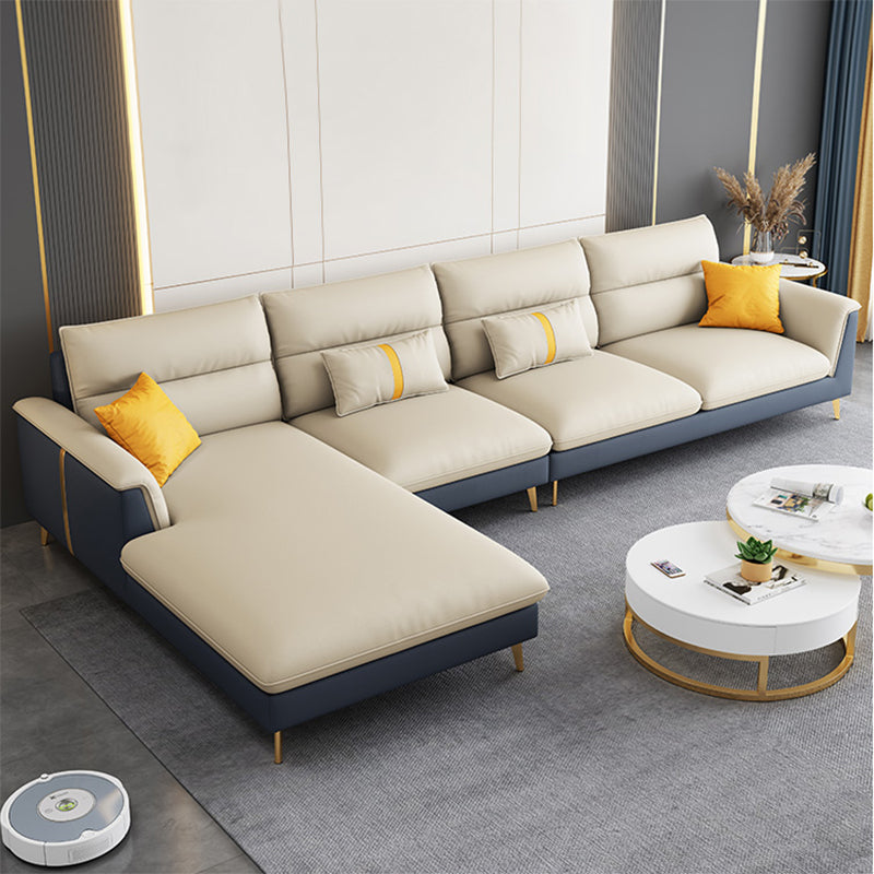 Klappe Armlehnenpolsterungssofa Bett weiße Imitation Ledermahlholz -Rahmensofa