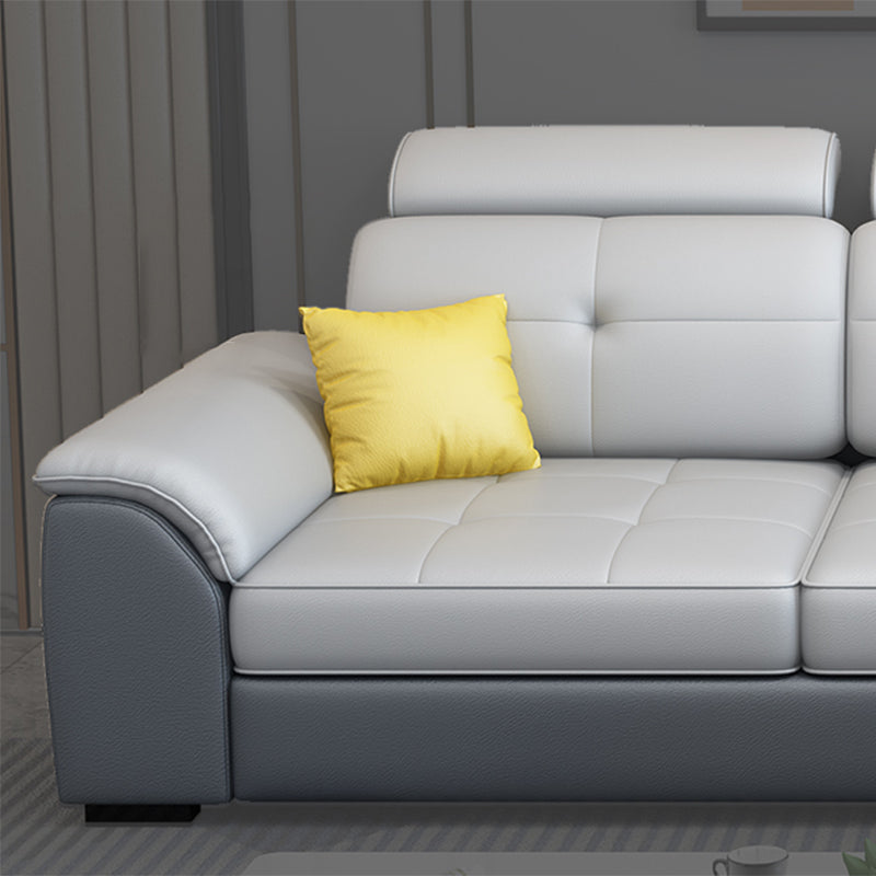 Sofá de estilo nórdico látex/esponja asiento de asiento de asiento sofá de cuero de imitación