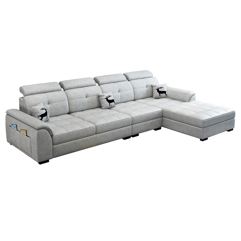 Nordic Style Sofa Bed Latex/sponge Seat Filling Imitation Leather Sofa