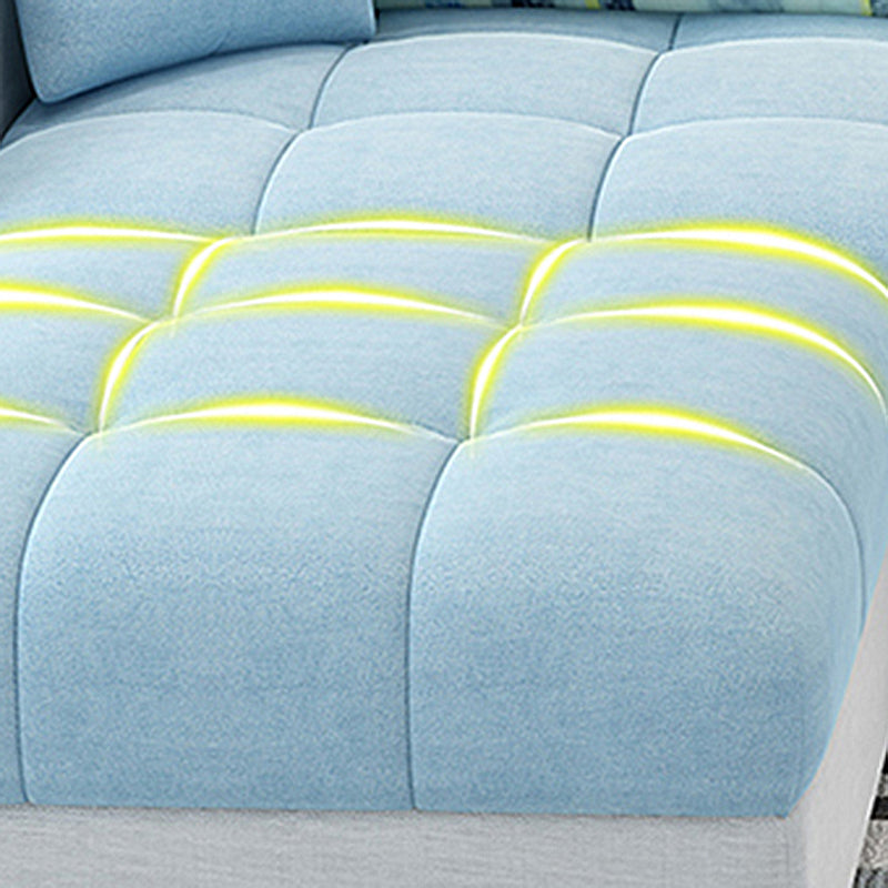 106.3 "W √ó 57.09" D √ó 35.43 "H Armoiries en pente sectionnelle avec rangement et encludé