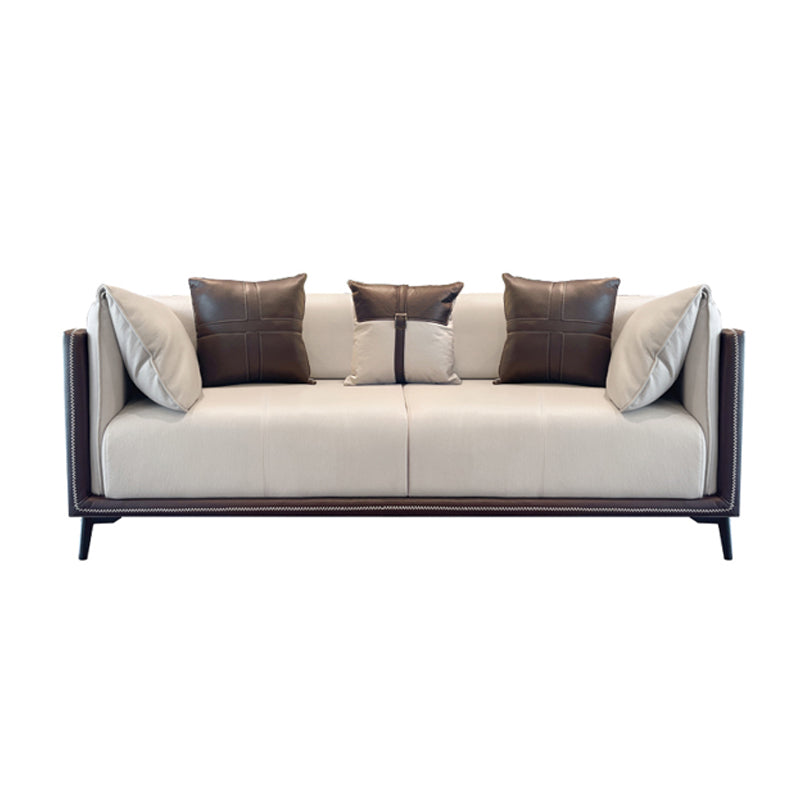 Modern Resistente alle macchie in fico del cuscino in pelle divano/sezionale per soggiorno
