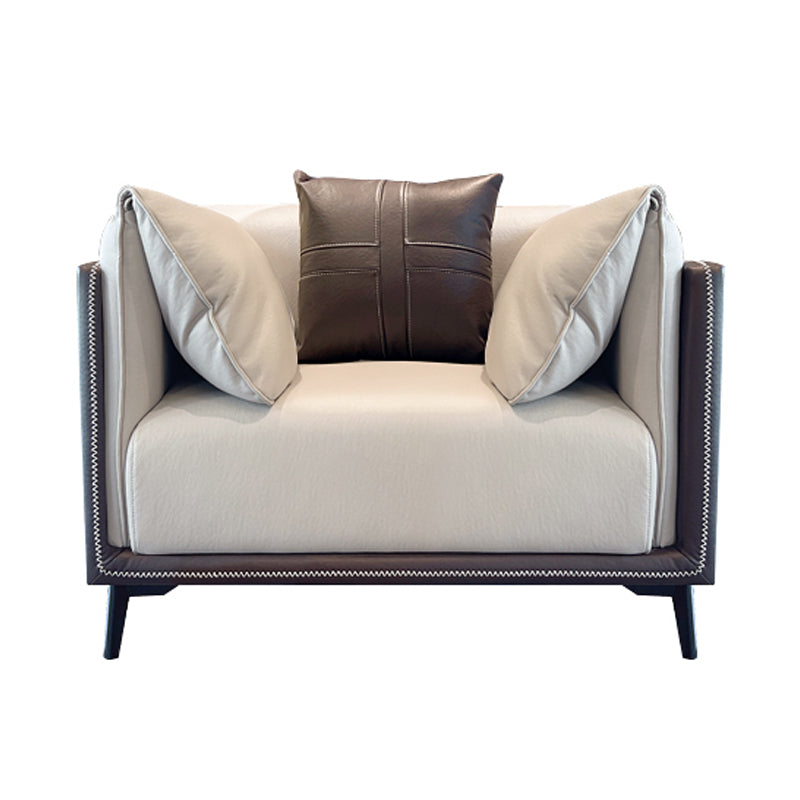 Modern Resistente alle macchie in fico del cuscino in pelle divano/sezionale per soggiorno