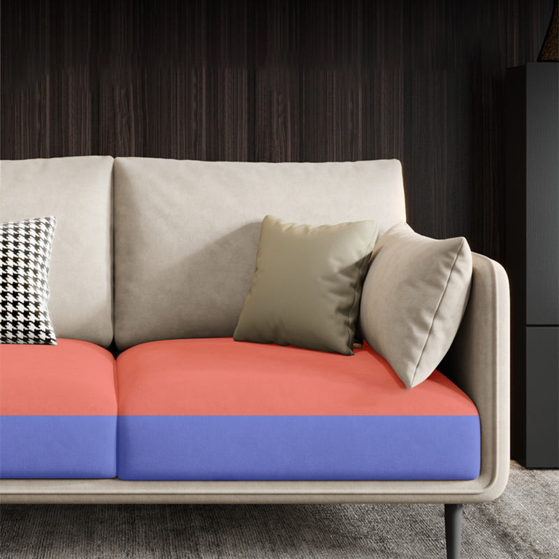 Stationary Living Room Recessed Arm Standard Cushions Contemporary Sofa Clearhalo 'furn' 'furn_sofas' 'Furniture' 'Living Room Furniture' 'Sofa' 'sofas' 5263833