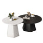 Pedestal Coffee Table Modern Black/White Cocktail Table for Room Clearhalo 'Coffee & Accent Tables' 'Coffee Tables' 'coffee_tables' 'furn' 'furn_coffee_tables' 'Furniture' 'Living Room Furniture' 5263877