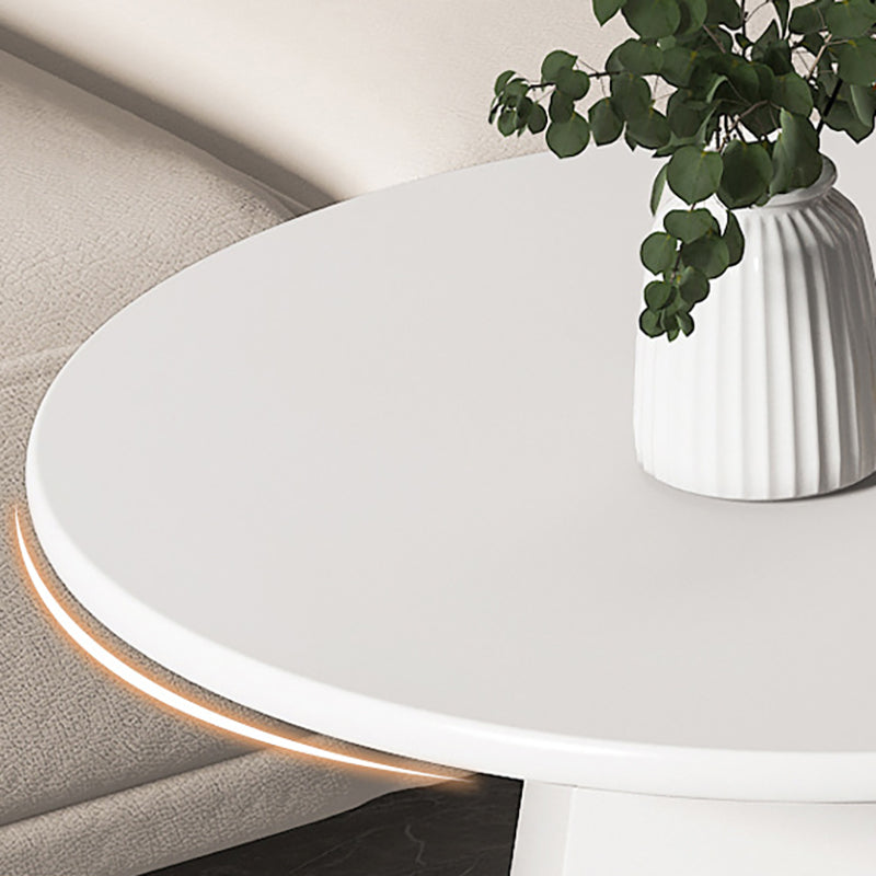 Pedestal Coffee Table Modern Black/White Cocktail Table for Room Clearhalo 'Coffee & Accent Tables' 'Coffee Tables' 'coffee_tables' 'furn' 'furn_coffee_tables' 'Furniture' 'Living Room Furniture' 5263878