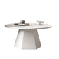 Pedestal Coffee Table Modern Black/White Cocktail Table for Room 28"L x 28"W x 17"H White Clearhalo 'Coffee & Accent Tables' 'Coffee Tables' 'coffee_tables' 'furn' 'furn_coffee_tables' 'Furniture' 'Living Room Furniture' 5263880