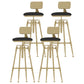 Sala de estar glambal taburete de bares elevable 4 patas taburete de bar con pedal