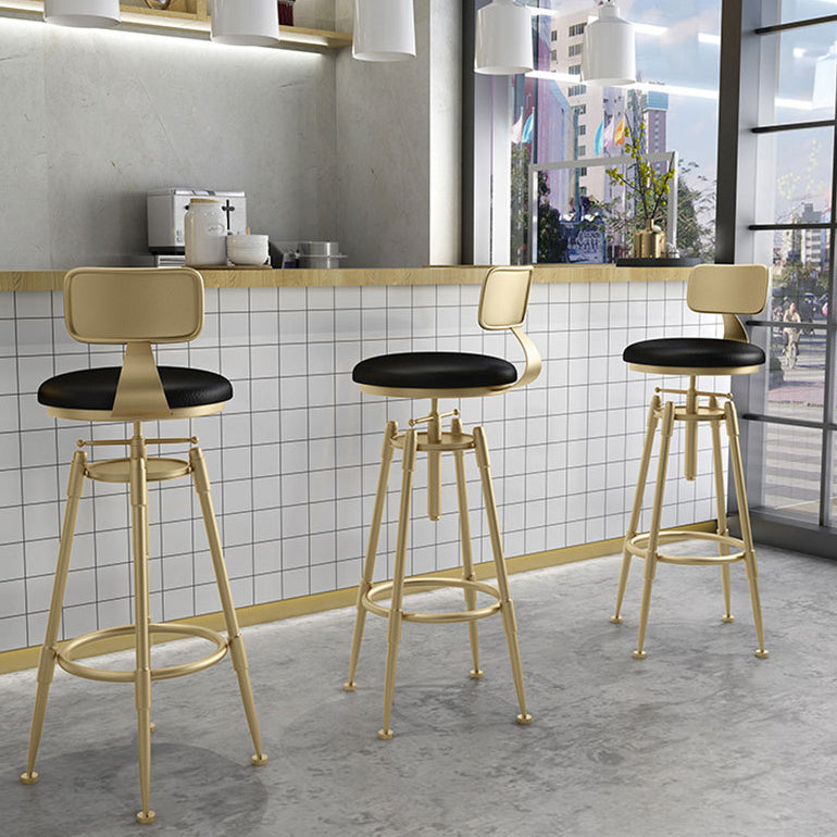 Sala de estar glambal taburete de bares elevable 4 patas taburete de bar con pedal