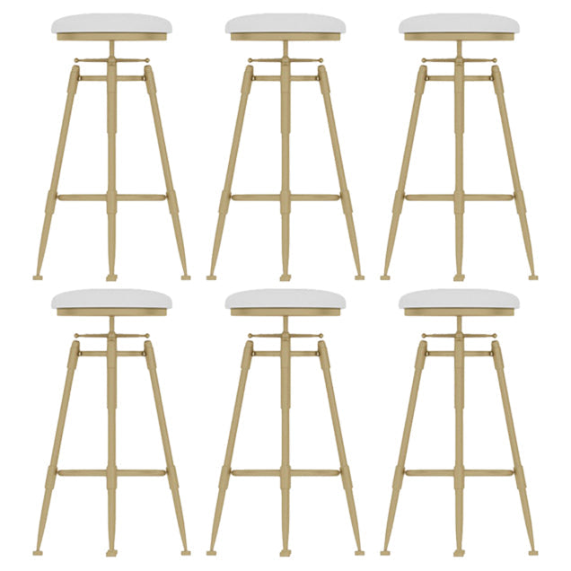 リビングルームグラムリフト可能なバースツールメタル4脚バースツール付きペダル