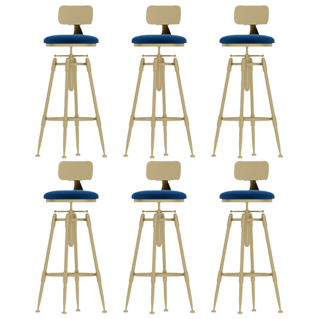 リビングルームグラムリフト可能なバースツールメタル4脚バースツール付きペダル