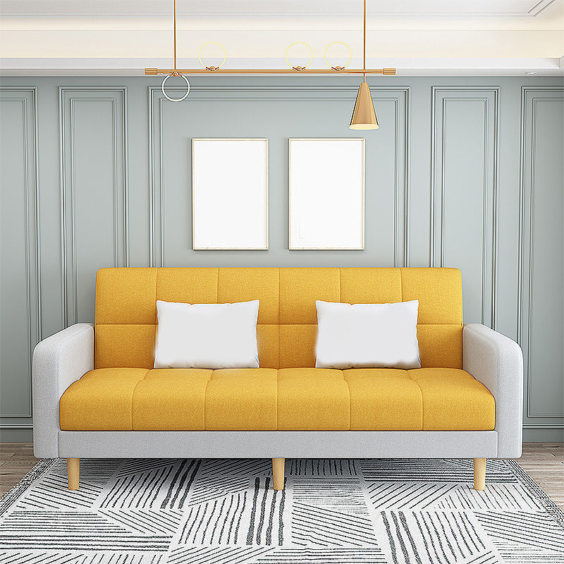 Tight Back Square Arm Sofa/Sectional with Storage and Convertible for Living Room