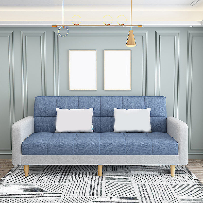 Tight Back Square Arm Sofa/Sectional with Storage and Convertible for Living Room