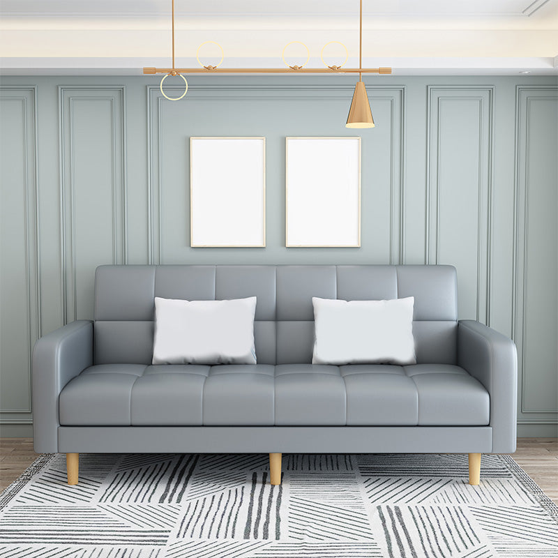 Tight Back Square Arm Sofa/Sectional with Storage and Convertible for Living Room