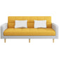 Tight Back Square Arm Sofa/Sectional with Storage and Convertible for Living Room