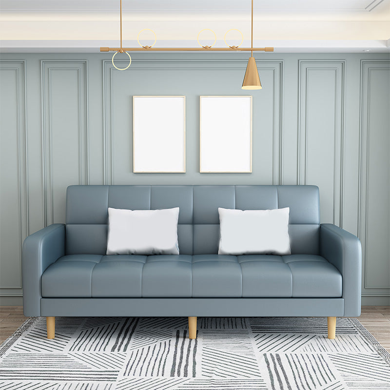 Tight Back Square Arm Sofa/Sectional with Storage and Convertible for Living Room