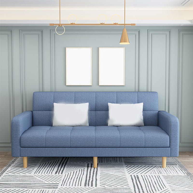 Tight Back Square Arm Sofa/Sectional with Storage and Convertible for Living Room