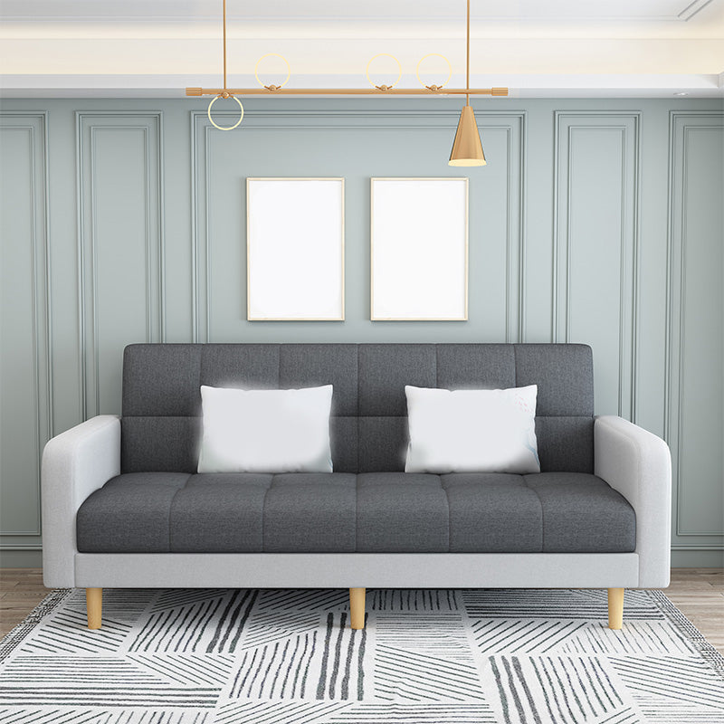 Tight Back Square Arm Sofa/Sectional with Storage and Convertible for Living Room