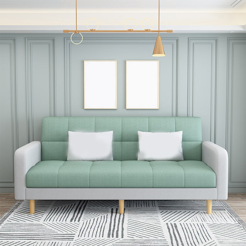 Tight Back Square Arm Sofa/Sectional with Storage and Convertible for Living Room