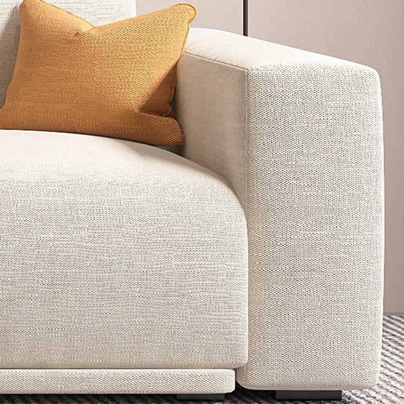 Scandinavian Tight Back Square Arm Sofa/Sectional with Stationary for Living Room Clearhalo 'furn' 'furn_sectionals' 'Furniture' 'Living Room Furniture' 'Sectionals' 5266444